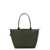 Longchamp 'Le Pliage Energy L' Green Shoulder Bag With Engraved Logo In Recycled Fabric Woman GREEN