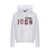 DSQUARED2 DSQUARED2 Hoodie Sweatshirt "Scribble" WHITE