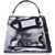 Maison Margiela Small Snatched Handbag BLACK/WHITE