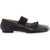 MM6 Maison Margiela Smooth Leather Anatomical Ballerina BLACK