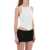 COURRÈGES 'Ribbed Knit Tank Top With Pointed Hem HERITAGE WHITE