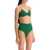 OSEREE High-Waisted Lumiã¨re Bikini Set EMERALD GREEN