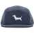 Thom Browne Velvet Baseball Cap With Seven NAVY