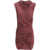 Magda Butrym draped mini dress BORDEAUX