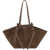 YUZEFI Mochi large shoulder bag CHOCOLATE