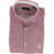 CORNELIANI Id Linen Blend Shirt With Balanced Stripe Motif Red