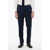 CORNELIANI Slim Fir Virgin Wool Pants Blue