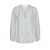 Céline Celine Romy Striped Silk Blouse White