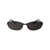 Balenciaga Balenciaga Sunglasses 001 BLACK BLACK GREY