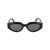 Bottega Veneta Bottega Veneta Sunglasses 001 BLACK BLACK GREY