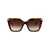 Bvlgari Bvlgari Sunglasses 54F RED HAVANA / GRADIENT BROWN