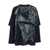 Balmain Leather Trompe L'Œil Ls T-Shirt Black