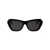 Fendi Fendi Sunglasses 01A SHINY BLACK / SMOKE