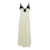 Jil Sander White Sleeveless Dress With Flower Details In Acetate Blend Woman WHITE