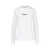 Jil Sander White Long Sleeve T-Shirt With Contrasting Logo Print In Cotton Woman WHITE