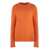 Ganni Ganni Wool-Blend Crew-Neck Sweater ORANGE