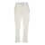 Brunello Cucinelli White Pants With Elastic Drawstring Waist And Monile Detail On The Pockets In Cotton Woman WHITE