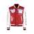 Off-White Off-White Varsity Wool-Blend Bomber Jacket RED