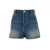 Isabel Marant 'Lesia' Blue Shorts With Fringed Hem In Organic Cotton Blend Woman BLUE