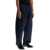 Maison Margiela Wide Cotton Trousers For Comfortable Everyday DARK BLUE