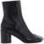 MM6 Maison Margiela Leather Ankle Boots BLACK