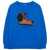 WEEKEND HOUSE KIDS Dog Boots Crewneck Sweatshirt BLUE