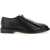 Max Mara Leather Derby. BLACK