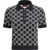 Gucci GG wool jacquard Polo Top BLACK/WHITE