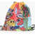 DSQUARED2 Printed Fabric Drawstring Bag Multicolor