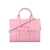 Marc Jacobs Marc Jacobs The Leather Medium Tote Bag RIBBON PINK