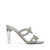 Valentino Garavani Valentino Garavani Chain 1967 Patent Sandals SILVER