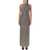 Tom Ford Braided metal long dress Silver