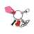 Vivienne Westwood Vivienne Westwood I Love Orb Keyring MULTICOLOUR