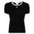 COURRÈGES Courrèges T-Shirt With Application Black