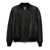 Emporio Armani Emporio Armani Leather Bomber Jacket Black