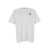 JW Anderson White Crewneck T-Shirt With Logo Embroidery On The Front In Cotton Man WHITE