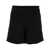 Ganni Ganni Logo Organic Cotton Shorts Black