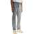 MM6 Maison Margiela Jeans With Contrasting Panel Design. LIGHT BLUE