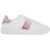 Versace 'Greca Crystal Sneakers WHITE+PASTEL PINK