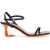 Moschino Duck Sandals NERO ARANCIO