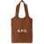 A.P.C. Tote Bag "Ninon" Small BROWN