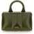 THE ATTICO Mini "Friday" Bag GREEN