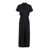 PLAIN Black High Neck Dress In Cady For Women Black