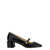 Jimmy Choo 'Elisa 45' Black Pumps With Pearl Detail In Patent Leather Woman Black