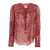 Isabel Marant 'Advika' Red Semi-Transparent Shirt With All-Over Print In Viscose Woman RED