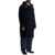 Maison Margiela Woolen Montgomery Coat With Hood NAVY