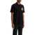 Versace Chain Crest Polo Shirt BLACK