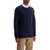 Ralph Lauren Textured Cotton Pullover Sweater NAVY HTR