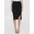 Dolce & Gabbana Asymmetrical Skirt In Jersey BLACK