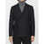 Tonello Double-Breasted Jacket In Wool BLACK